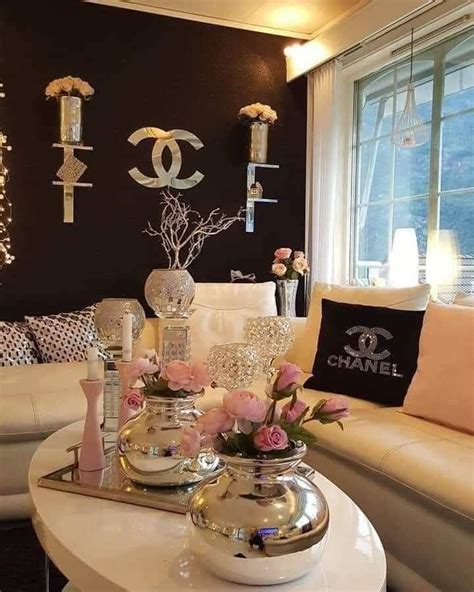 chanel decor living room